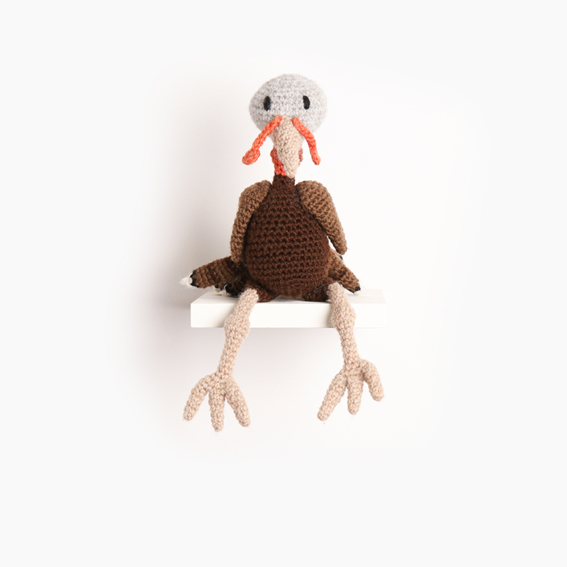 turkey bird crochet amigurumi project pattern kerry lord Edward's menagerie